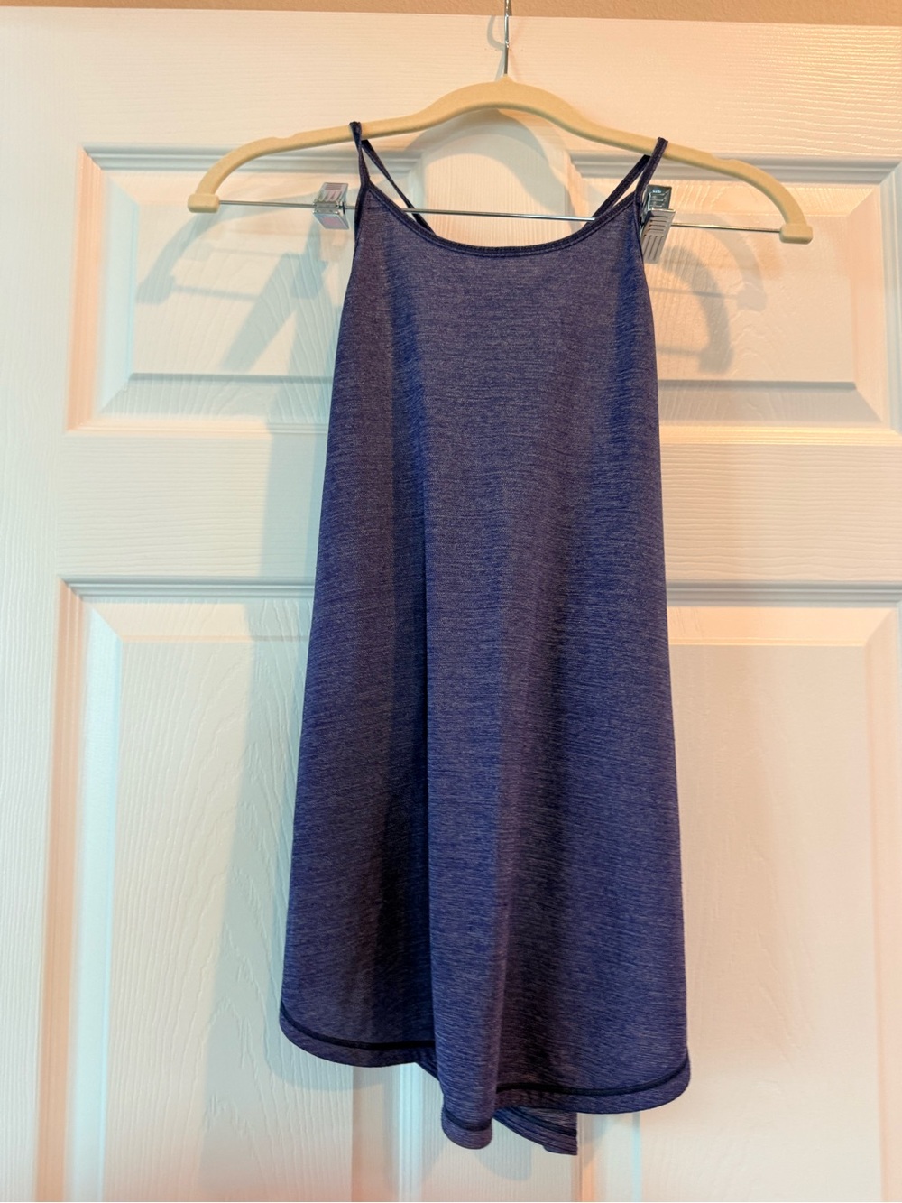 lululemon athletica Heathered Navy Blue Swing Tank Top